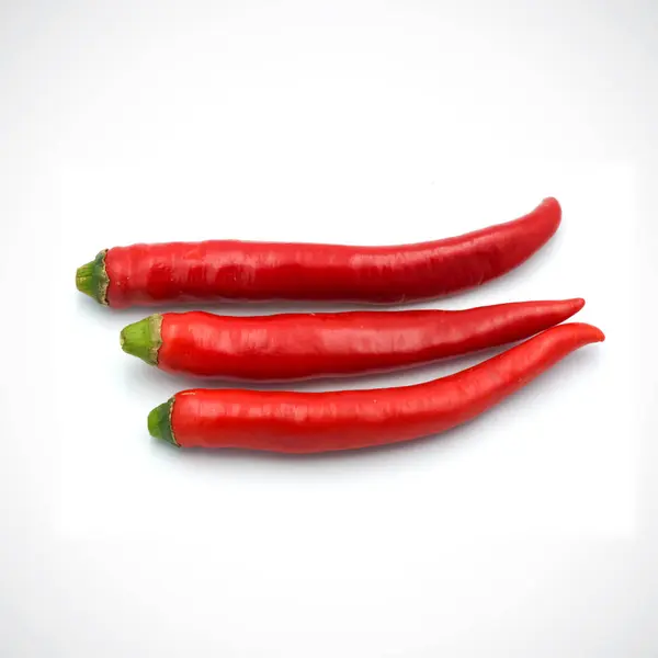 Red hot chili pepper isolated on the white background. — Stock Photo, Image