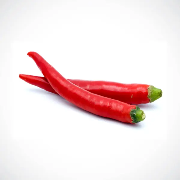 Red hot chili pepper isolated on the white background. — Stock Photo, Image