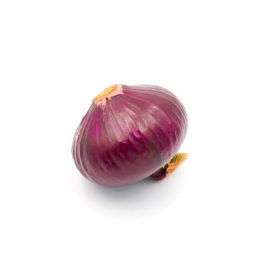 Taze soğan kırmızısı beyaz arkaplanda izole edilmiş.. 