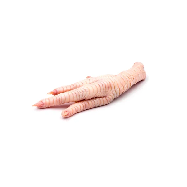 Fresh chicken feet Isolated on the white background. — Stock Photo, Image