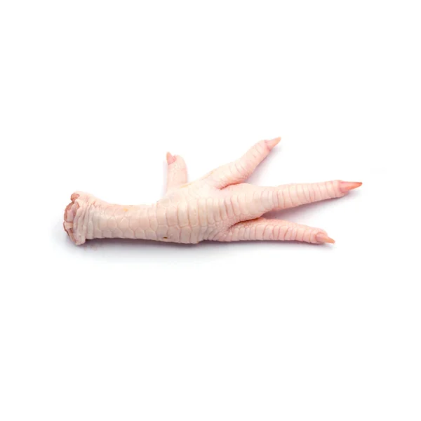 stock image Fresh chicken feet Isolated on the white background.