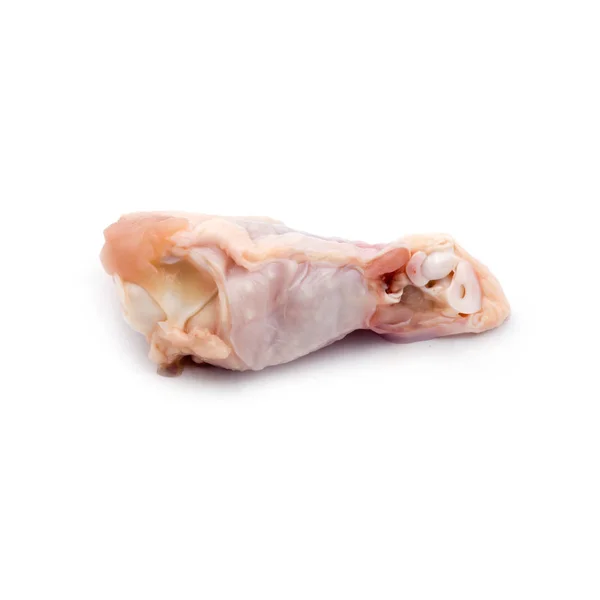 Alas de pollo frescas Aisladas sobre el fondo blanco — Foto de Stock