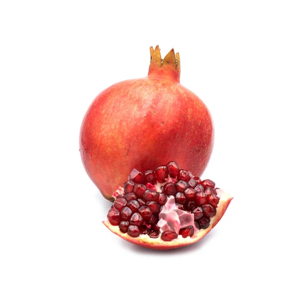 Pomegranate isolated on the white background. — Stock Photo, Image