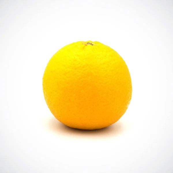 Pomarańcza, owoce Smak kwaśny na białym tle. — Zdjęcie stockowe