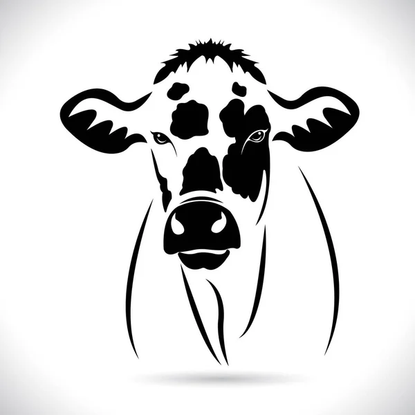Vetor Projeto Cabeça Vaca Imagem Projeto Logotipo Animais Fazenda Imagem —  Vetores de Stock