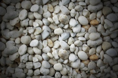 Küçük çakıl, kaya ya da taş zeminde ya da arka plan için zemin. Sert malzeme.