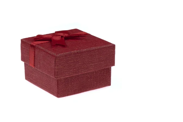 Gift Box Isolated White Background — Stock Photo, Image