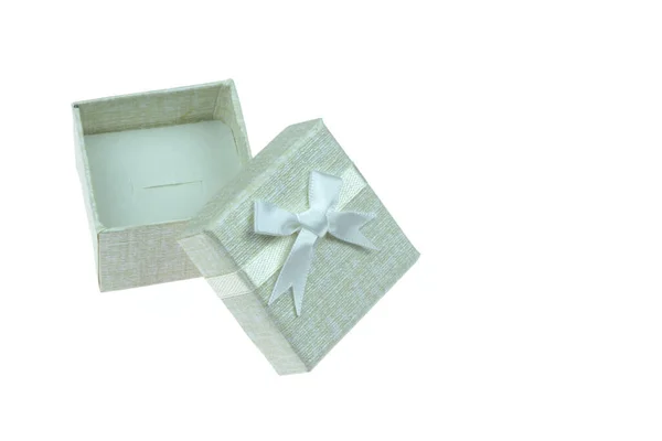 Open Gift Box Isolated White Background — Stock Photo, Image