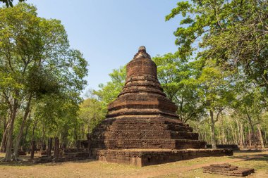 Kamphaeng 'deki Wat Tapınağı Phet Tarihi Park Tayland.