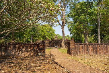 Kamphaeng 'deki Wat Tapınağı Phet Tarihi Park Tayland.
