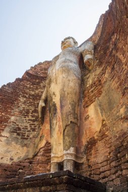 Kamphaeng 'deki Wat Tapınağı Phet Tarihi Park Tayland.