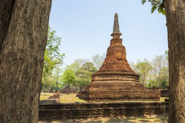 Kamphaeng 'deki Wat Tapınağı Phet Tarihi Park Tayland.