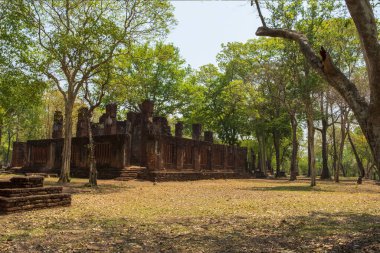 Kamphaeng 'deki Wat Tapınağı Phet Tarihi Park Tayland.