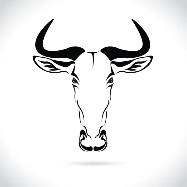 Vector Image Wildebeest Head Design White Background Stock Illustration