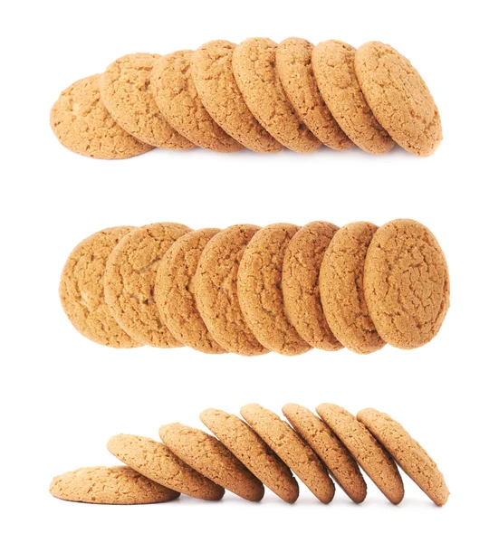 Лінія печива ізольована на білому тлі — стокове фото