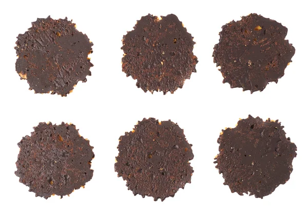 Set di cookie isolati sullo sfondo bianco — Foto Stock