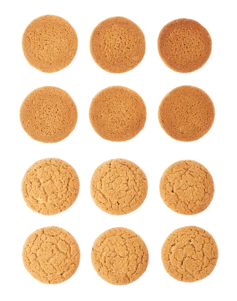 Set of cookies isolated over the white background — Stock Photo, Image
