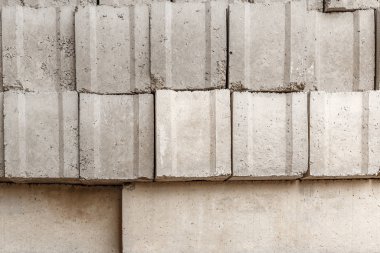 Background of concrete wall blocks