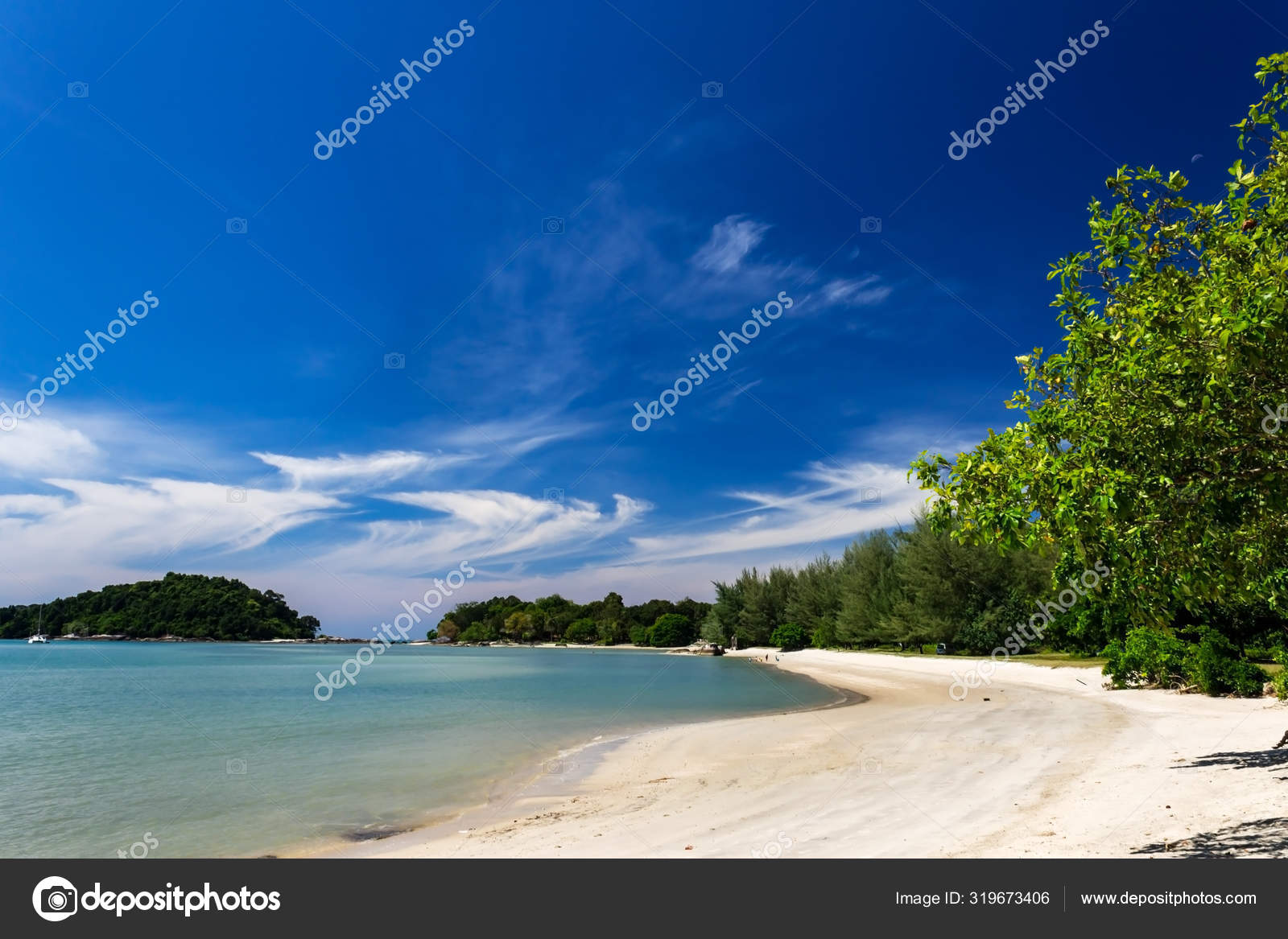 Telaga Harbor Beach On Langkawi Island Also Known As Pulau Langkawi Andaman Sea State Of Kedah Malaysia Stock Photo Image By C Ovnigraphic 319673406