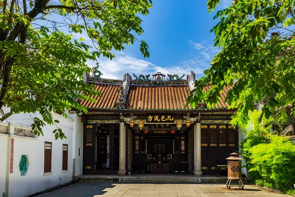 Han jiang Ahnentempel, ein chinesischer taoistischer Teochew-Tempel in der Georgetown Penang in Malaysia. UNESCO-Preis für asiatisch-pazifisches Kulturerbe. — Stockfoto