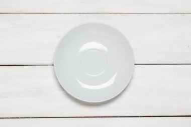 Ahşap beyaz boş plaka