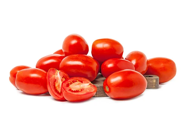 Fresh tomato isolated on white — Stock Photo, Image