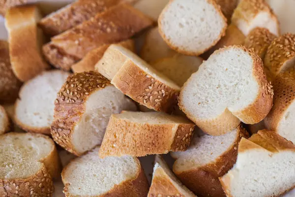 Servett. baguette, mat. läcker för din design. — Stockfoto