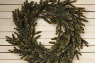 Noel ağacı dalları. Süsler. Yeni yıl ve Noel. Tasarımlarınız için. 