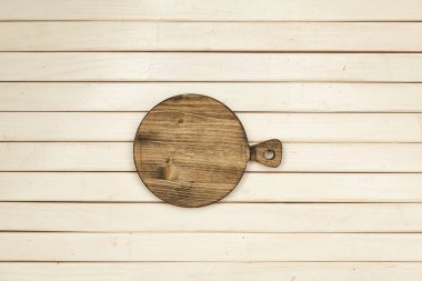 Kesme tahtası. Ahşap. Yemek. Mutfak. Tasarımlarınız için.