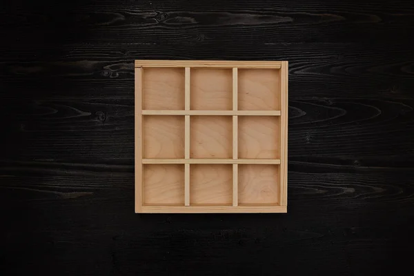 木製の箱。物事を保つこと。あなたのデザイン。部. — ストック写真