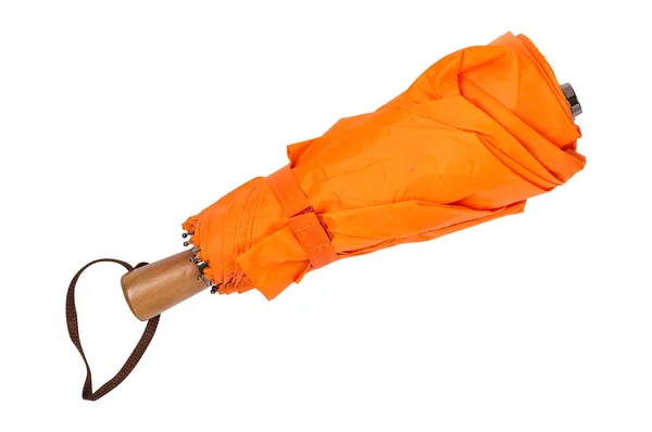 Gele paraplu. Mode-accessoire. Slecht weer. Voor uw ontwerp. — Stockfoto