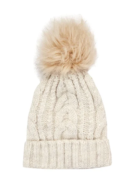 Winterkleidung. Handschuhe. eine Mütze. Modeaccessoires. Hitze. Schutz vor Kälte. isoliert. — Stockfoto