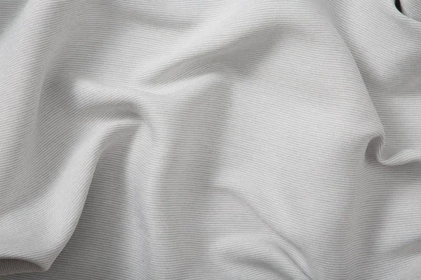 Das Tuch. weiße Textur. schließen. Schön anzusehen. Blick von oben. für Ihr Design. — Stockfoto