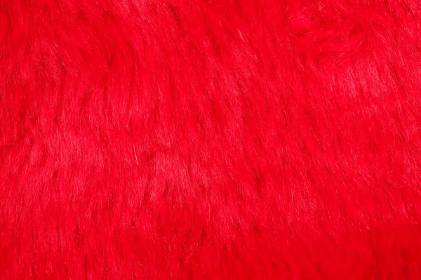 赤い毛皮、使用感 — ストック写真