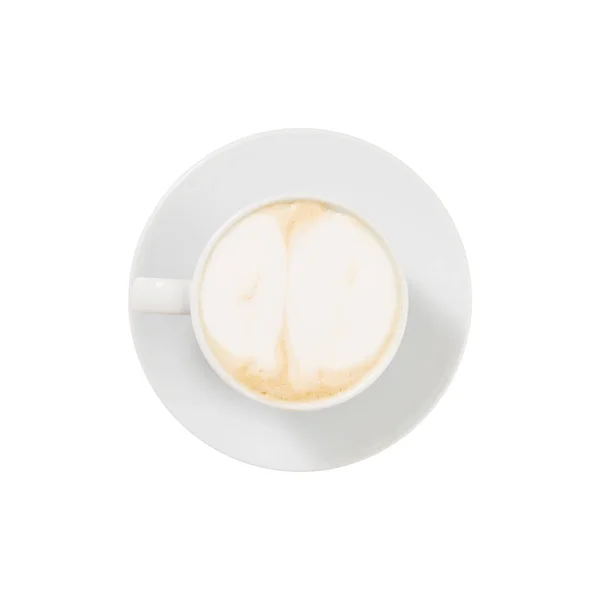 Café con leche. Copa. Una bebida vigorizante. El desayuno. Buenos días. Aislado. Para su diseño . — Foto de Stock