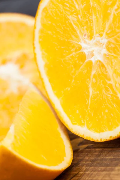 Zbliżenie świeżych pomarańczy — Zdjęcie stockowe