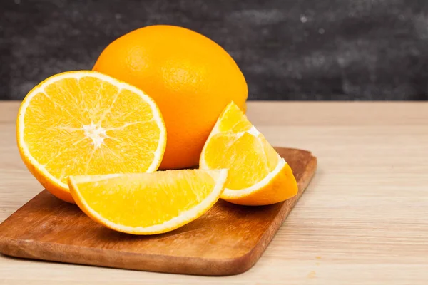 Close up van verse sinaasappelen — Stockfoto