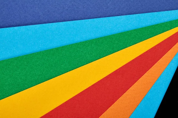 Color paper set. Top view. — Stock Photo, Image