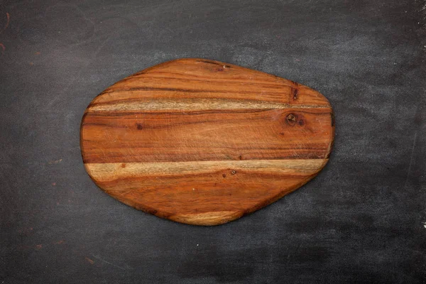 Velho corte cortado de madeira vazio — Fotografia de Stock