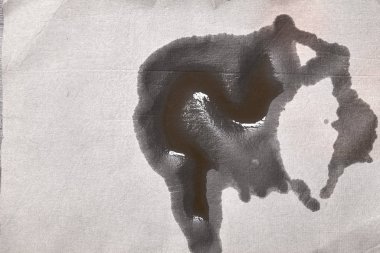 Islak eski beyaz kağıt doku arka planı. Kapat..