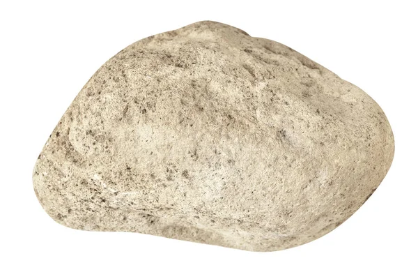 Pedras rochosas grandes isoladas em fundo branco. Fechar — Fotografia de Stock