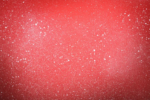 Abstract red with white dots or snow background. Christmas or sale template. — Stock Photo, Image