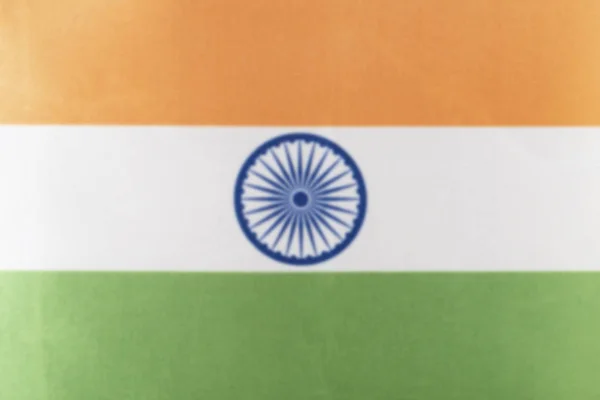 Indian flag blurred. Texture or background. Copy space
