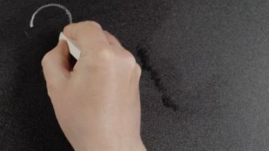 Üzerinde tebeşirle 2021 yazan karatahta.