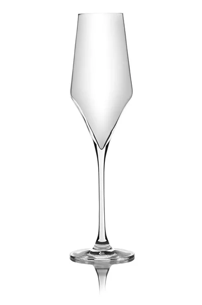 Склянка для вина порожня — стокове фото