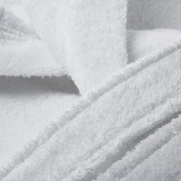 White bathrobe macro — Stock Photo, Image