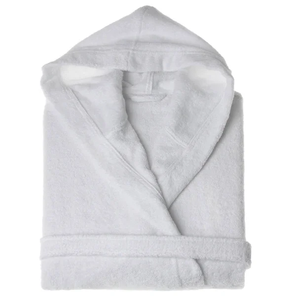 Beyaz arka plan üzerinde izole bornoz