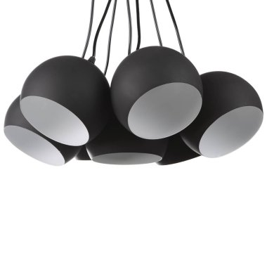 Beyaz arkaplanda izole edilmiş avize