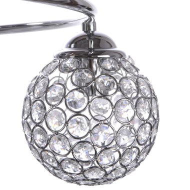 Beyaz arkaplanda izole edilmiş avize