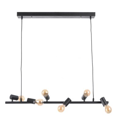 Beyaz arka plan üzerinde izole avize (loft tarzı)